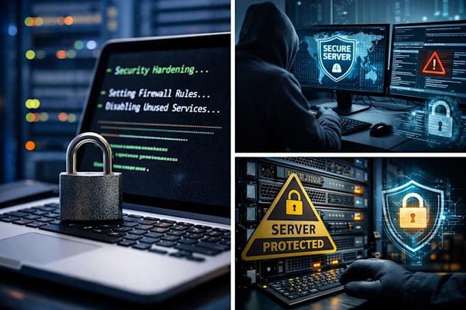 harden and secure your linux or windows server