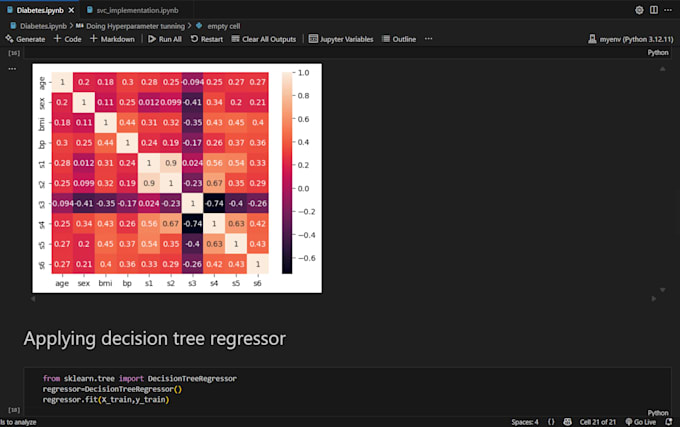 analyze your data and create an interactive python dashboard