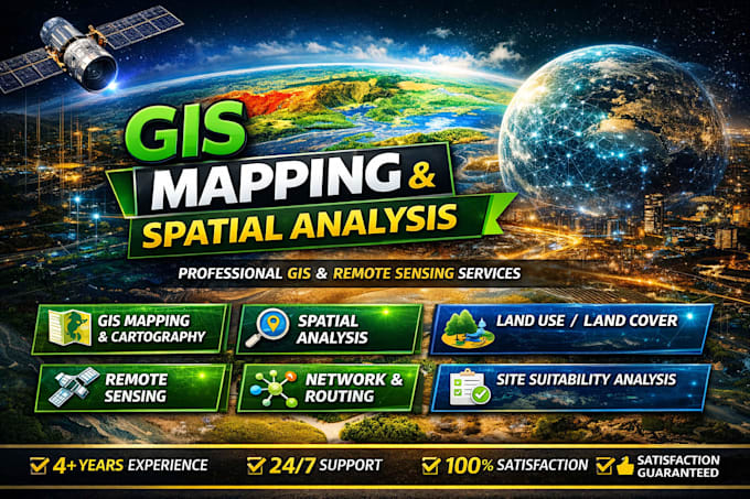 do your qgis arcgis mapping and spatial analysis