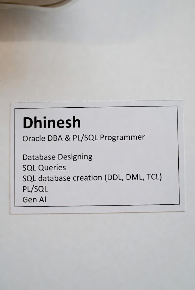 do query, procedure, function, trigger, package performance tuning oracle plsql