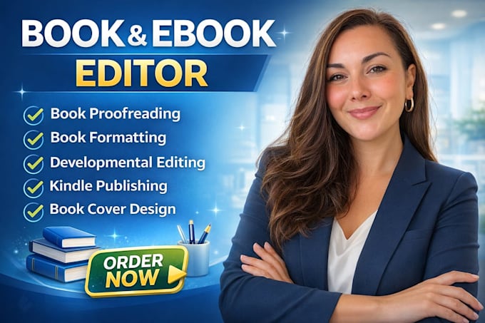 professionally proofread, edit, and polish your book, novel or manuscript