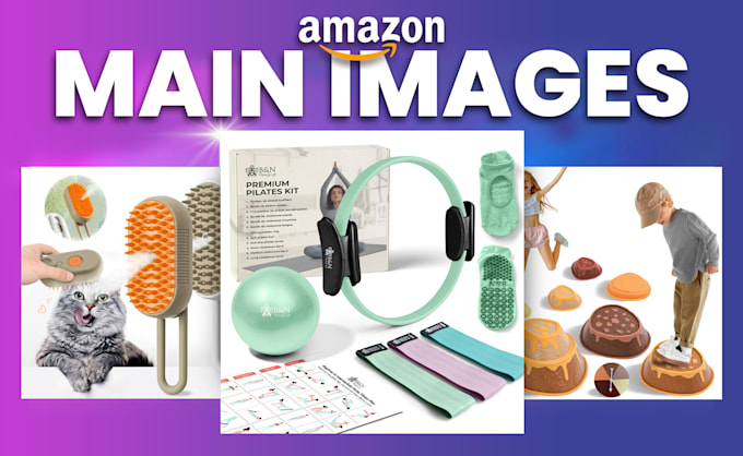 design an amazon main image optimized for higher CTR