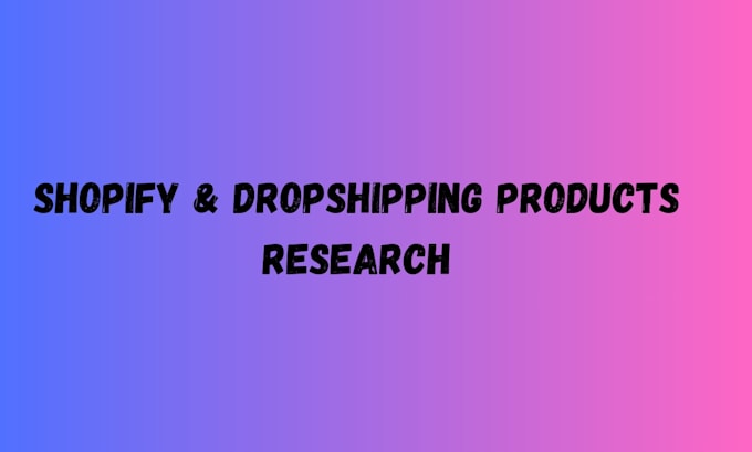 do shopify dropshipping product hunting