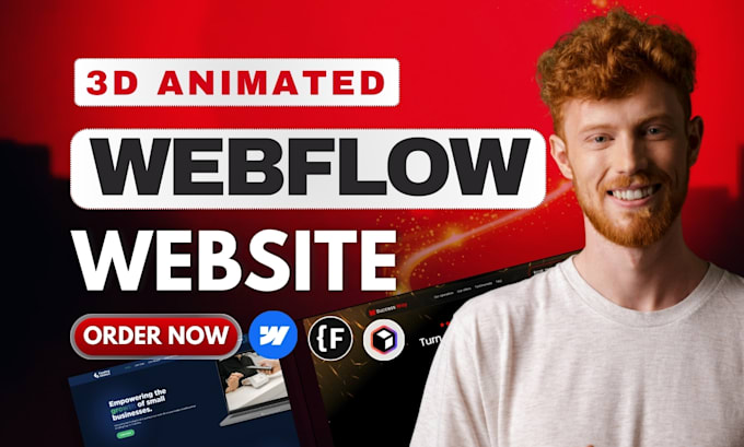 build responsive webflow website, fix or redesign webflow, webflow 3d animation
