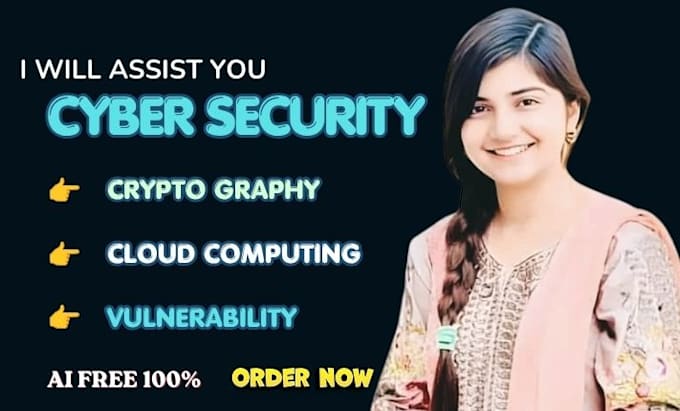 do cybersecurity, cloud computing, vulnerability, cryptography assignments