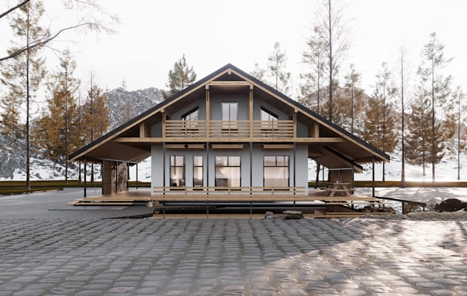 provide photorealistic architectural renderings