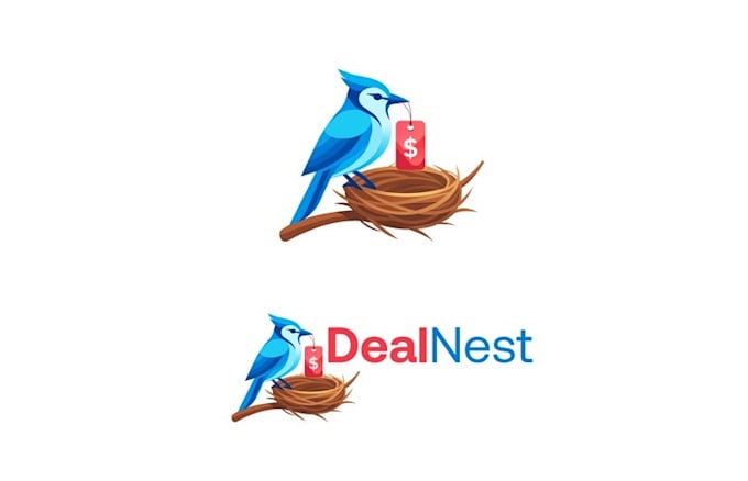 design awesome deal nest logo