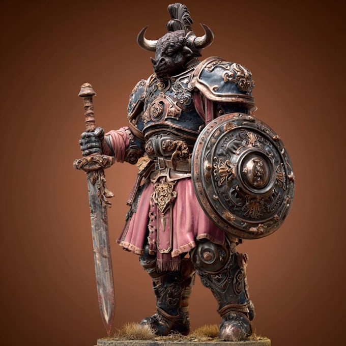 create paint your warhammer, dnd, tabletop, custom models