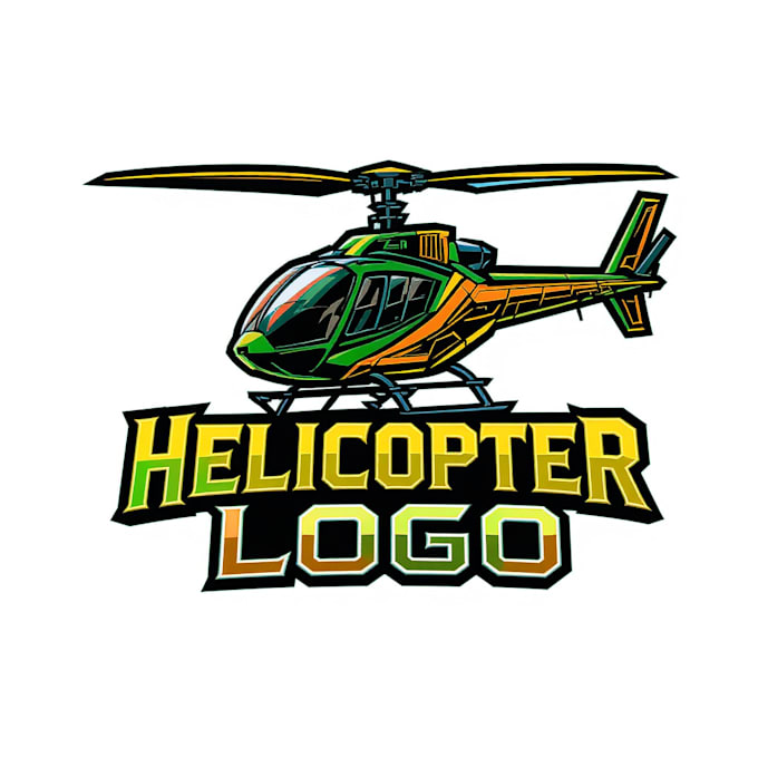 design high quality helicopter logo with express delivery