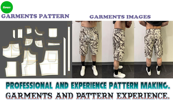 create a professional digital sewing pattern in PDF, ai, dxf,