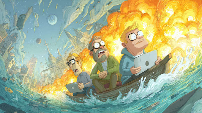 create comics and cartoon illustrations