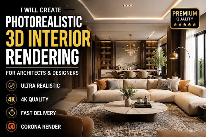 create 3d interior archviz