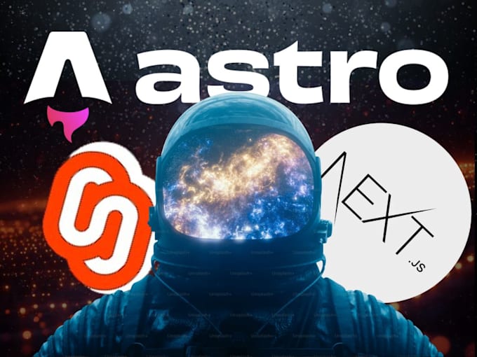 build you advanced astro, svelte and react website