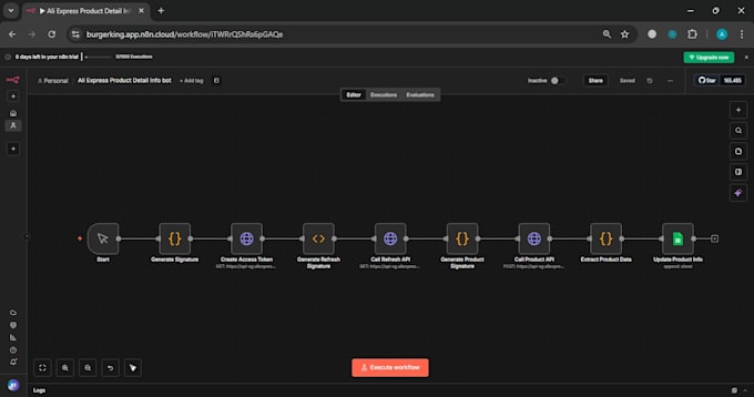 create n8n automation workflows with python scripts and bots