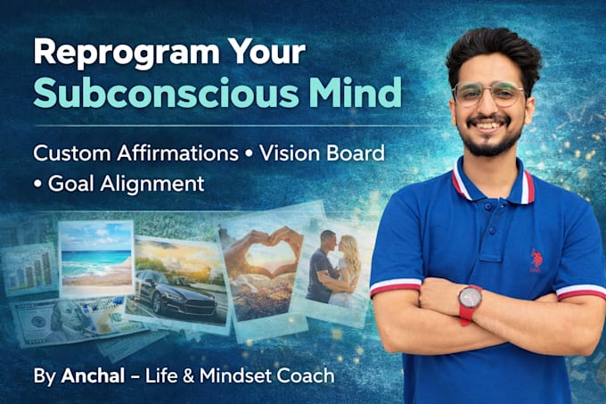 create powerful affirmations and vision board for your goals