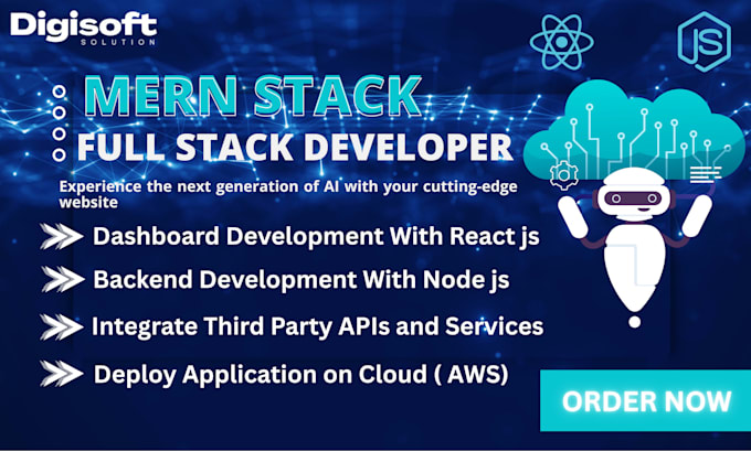 be your reactjs and nodejs full stack developer