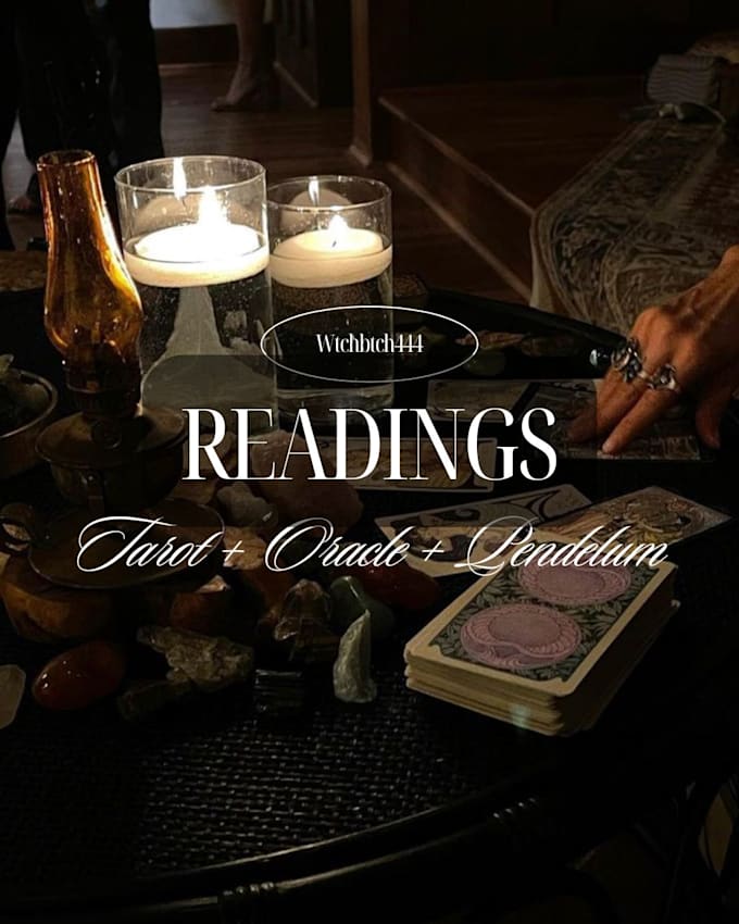 tarot readings, pendulum readings and oracle