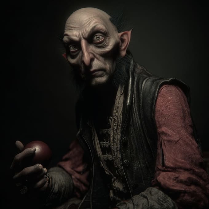 draw horror and dark fantasy illustrations