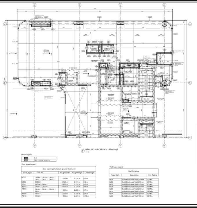 create professional plans in cad or revit