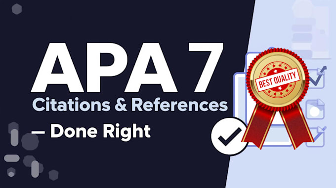 fix apa 7 citations and references accurately