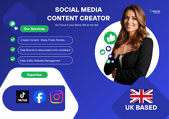 create reels, stories and posts in your instagram page or social media channel