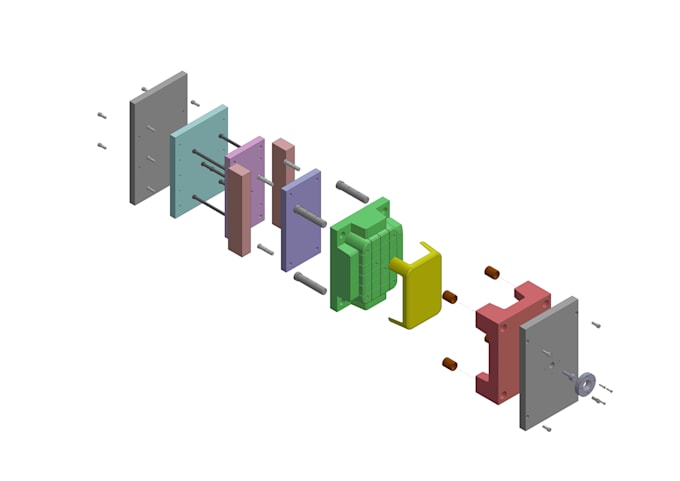 design simple plastic injection molds