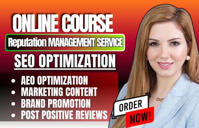 do effective online business reputation management ORM improve online image