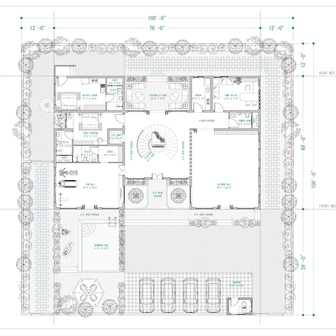 create professional architectural floor plans and space planning