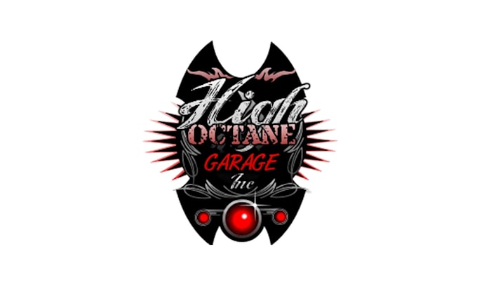 design outstanding high octane garage automotive logo