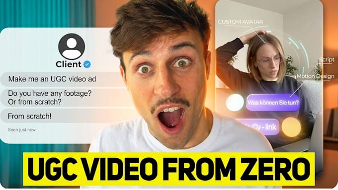create ugc video ads from zero for facebook and google