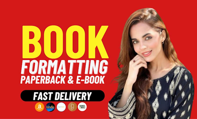 amazon KDP book formatting, paperback and kindle ebook formatting
