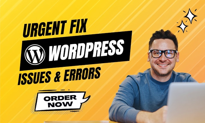 fix wordpress issues, fix wordpress error, wordpress bug fix urgently