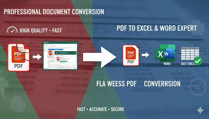 convert PDF to excel or word with high accuracy