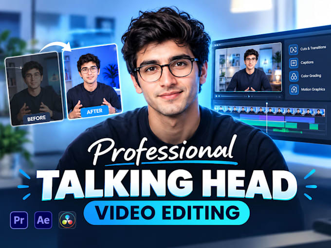 do long form talking head video editing