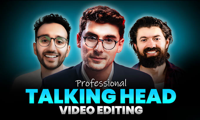 do professional talking head video editing