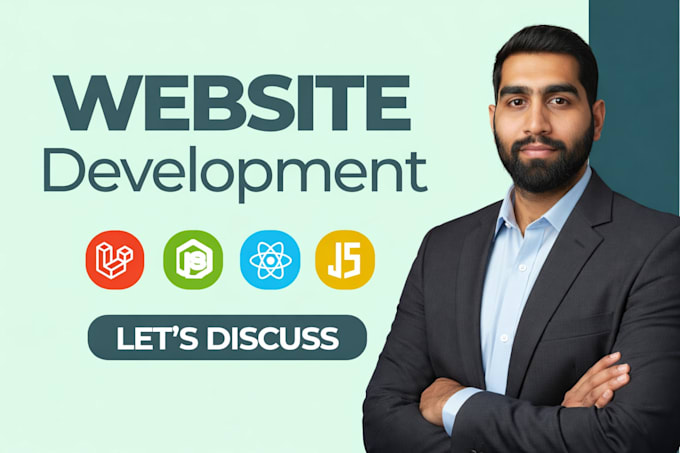 do website development as web developer as PHP laravel HTML CSS