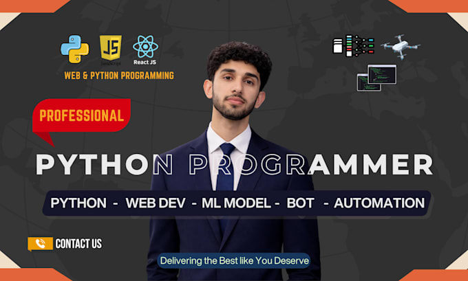 be your python developer custom software programmer and automation expert