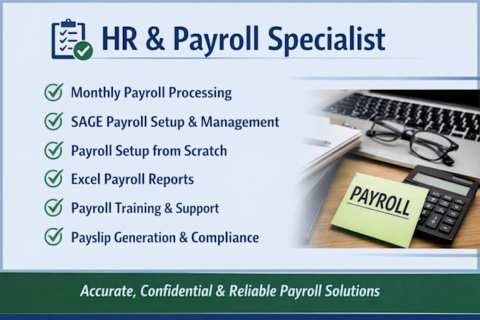 handle monthly payroll processing