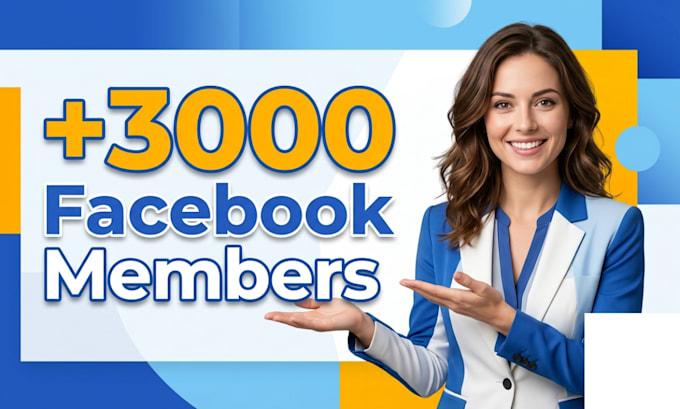 inscrease new 3,000 facebook members