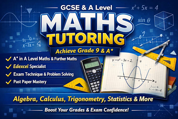 provide gcse and a level maths tutoring