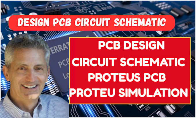 design pcb and circuit schematic in proteus and easyeda