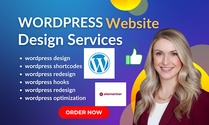 design redesign wordpress website, website development full stack app developer
