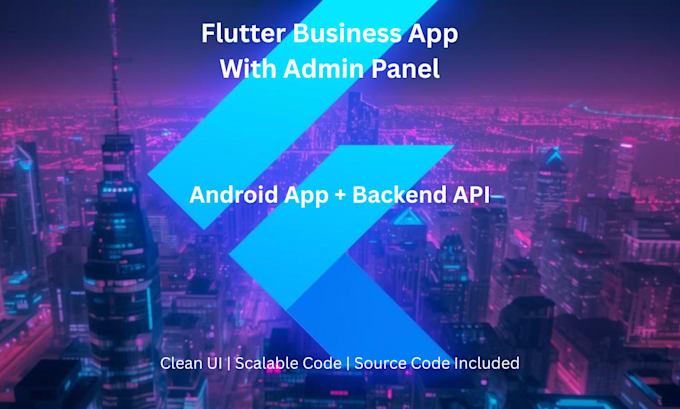 build a flutter business app with admin panel