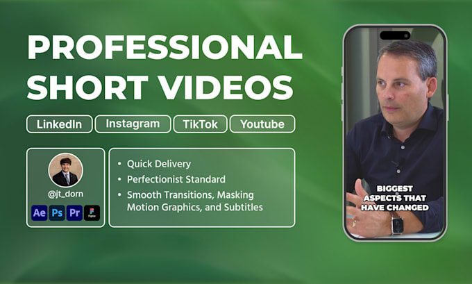 create professional short form content