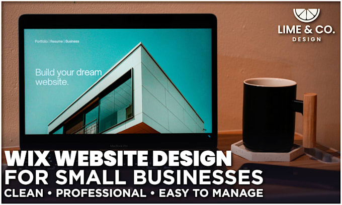 design a modern wix website for your small business