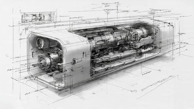 make industrial design sketch