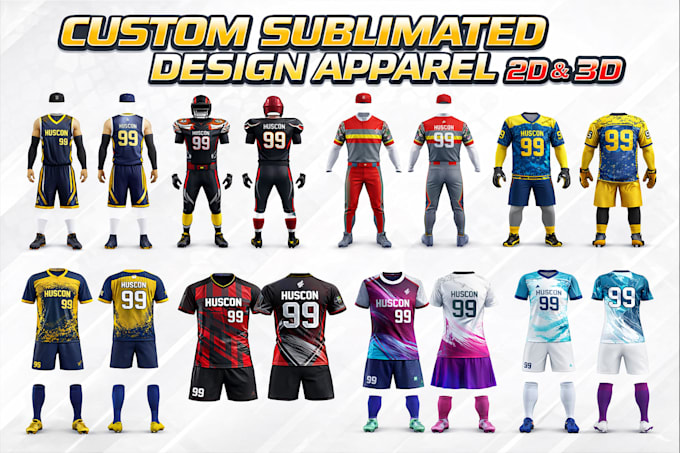 do the 2d and 3d uniform mockups