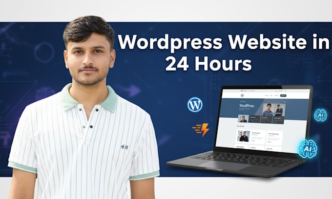 create a wordpress website within 24 hours