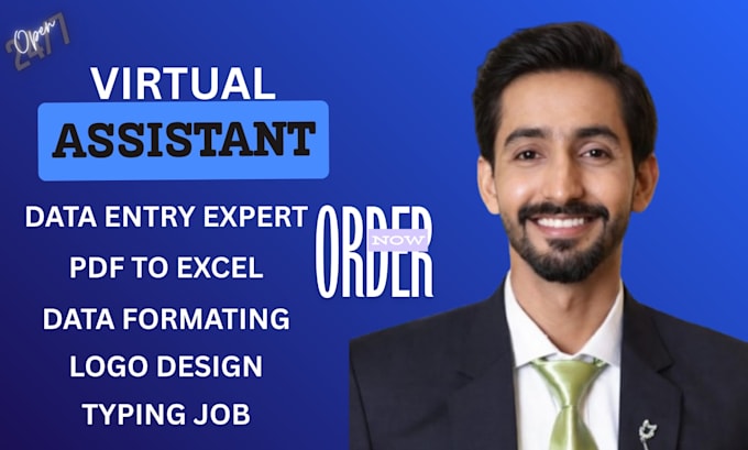 skilled freelancer excel data entry logo video editing