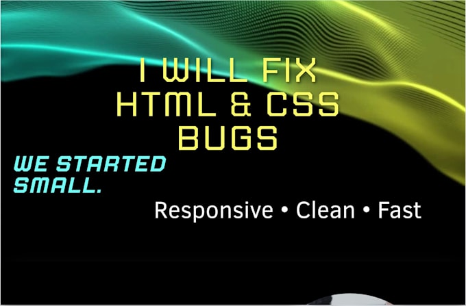 fix HTML CSS bugs and responsive issues